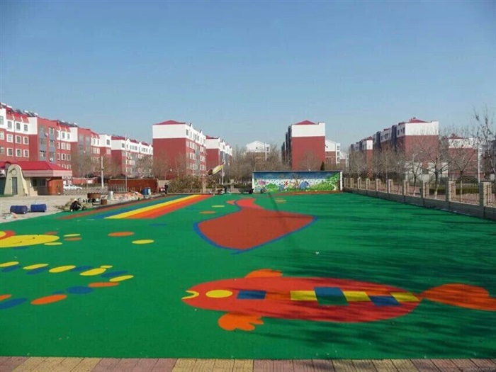 南京大厂九村蒙氏幼儿园塑胶场地